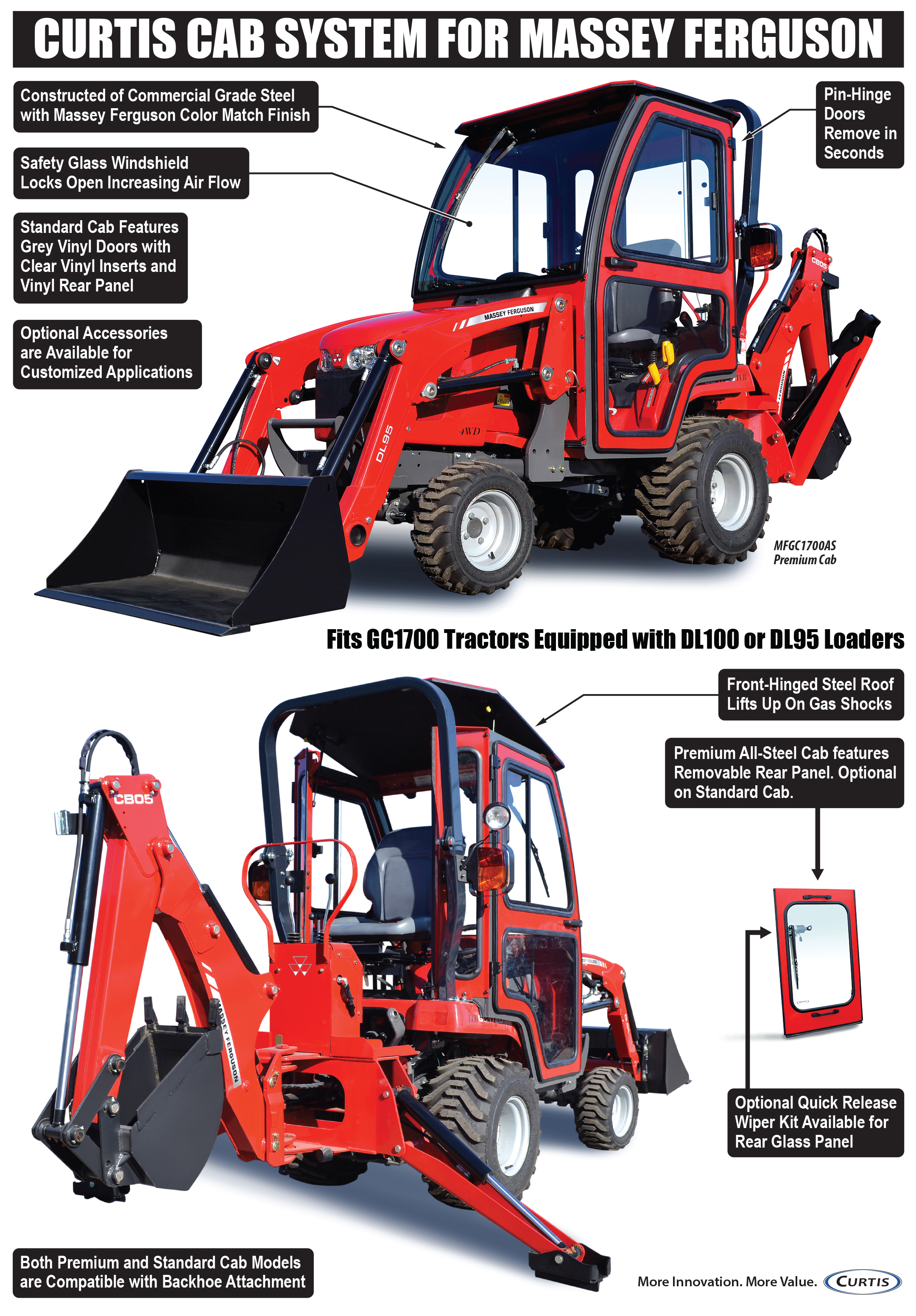 Curtis Cab System For Massey Ferguson